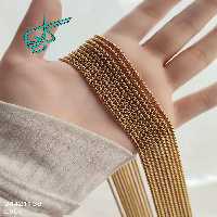 خرید زنجیر استیل مردانه طول 60 سانتی متری کد 1415007 - ردگل