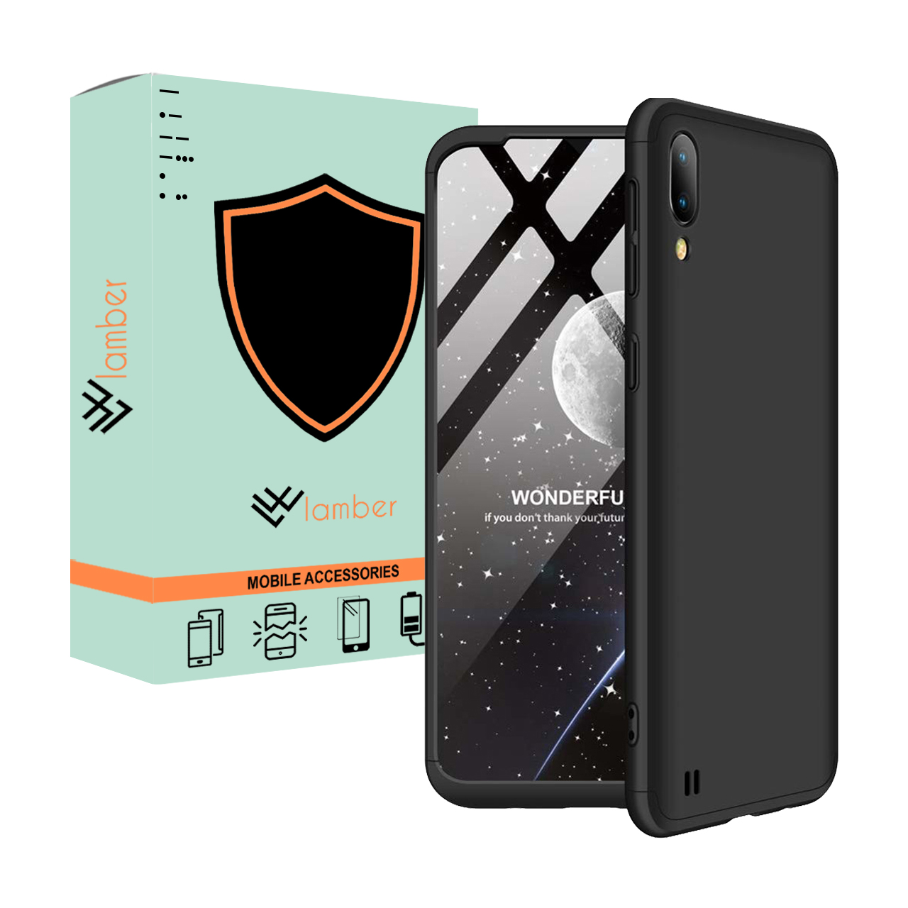  کاور 360 درجه لمبر مدل LAMGK-1 مناسب برای گوشی موبایل سامسونگ Galaxy M10