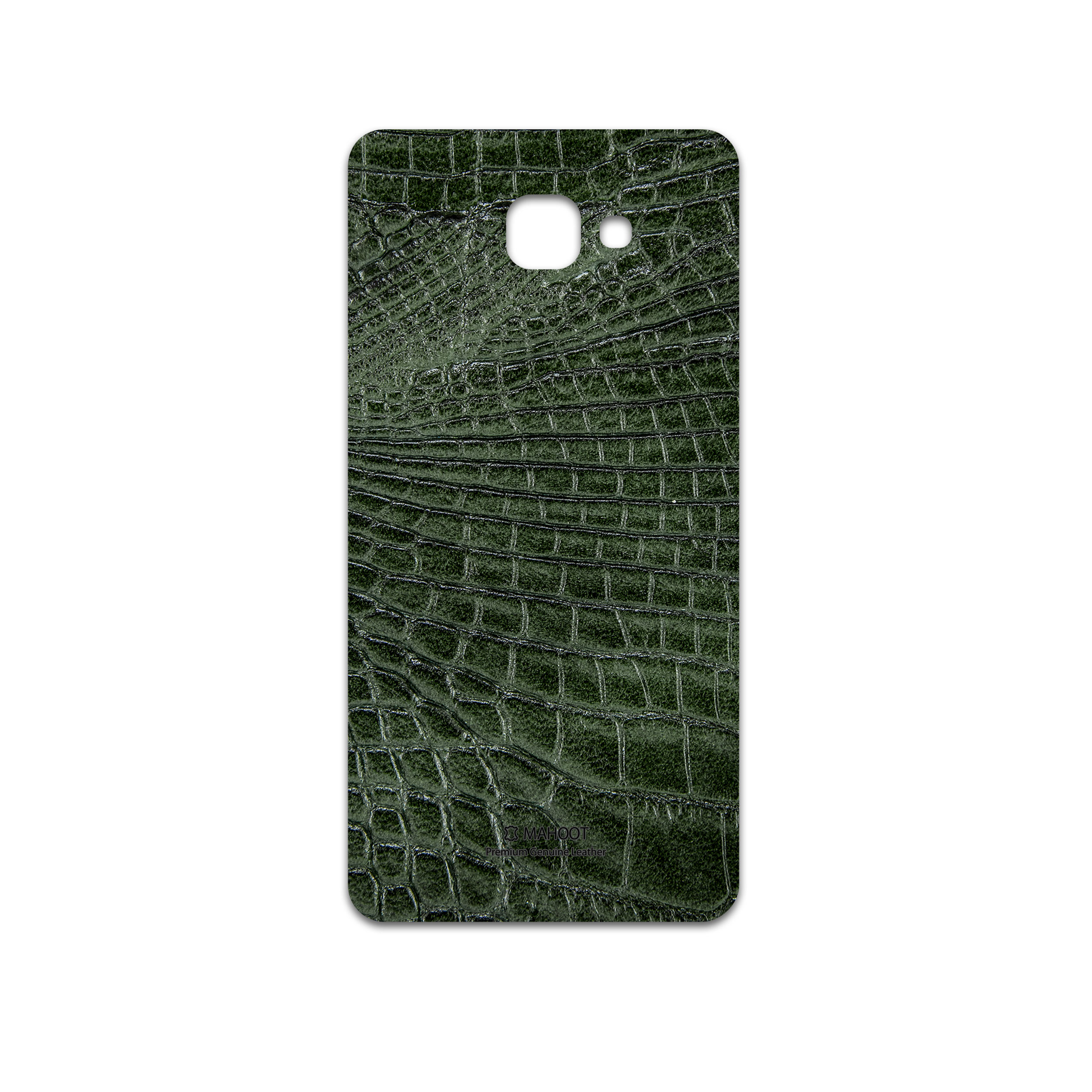 برچسب پوششی ماهوت مدل Green-Crocodile-Leather مناسب برای گوشی موبایل سامسونگ Galaxy C7
