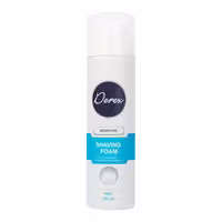 درکس فوم اصلاح آقایان 250 میل پوست حساس سفید sensitive skin