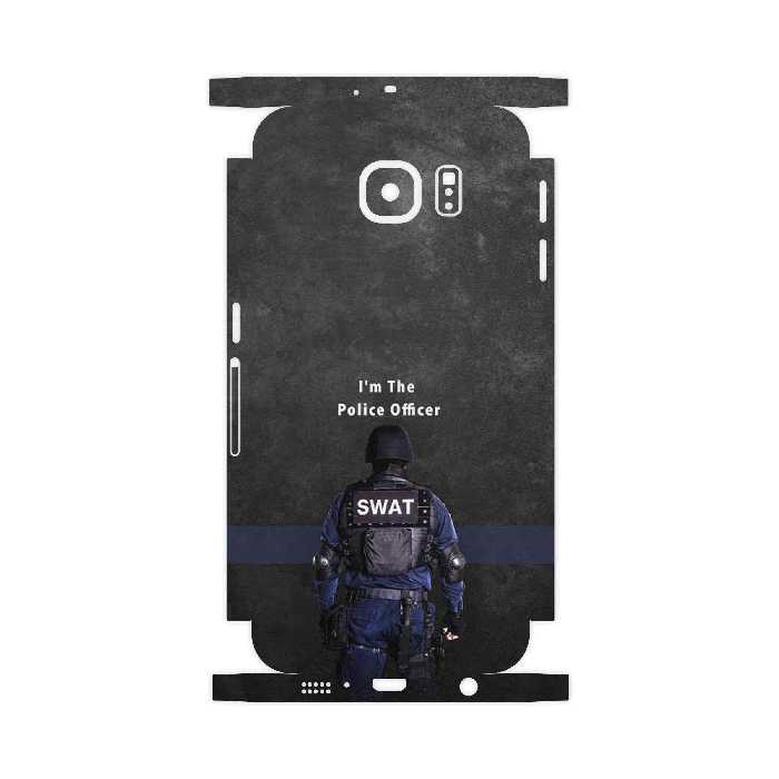 برچسب پوششی ماهوت مدل Police Officer-FullSkin مناسب برای گوشی موبایل سامسونگ Galaxy S6