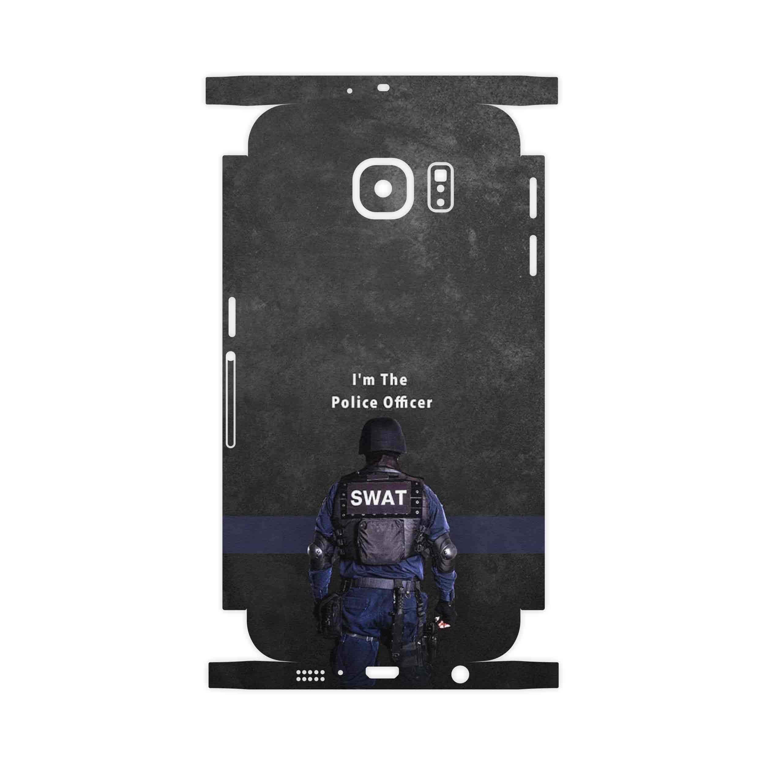 برچسب پوششی ماهوت مدل Police Officer-FullSkin مناسب برای گوشی موبایل سامسونگ Galaxy S6