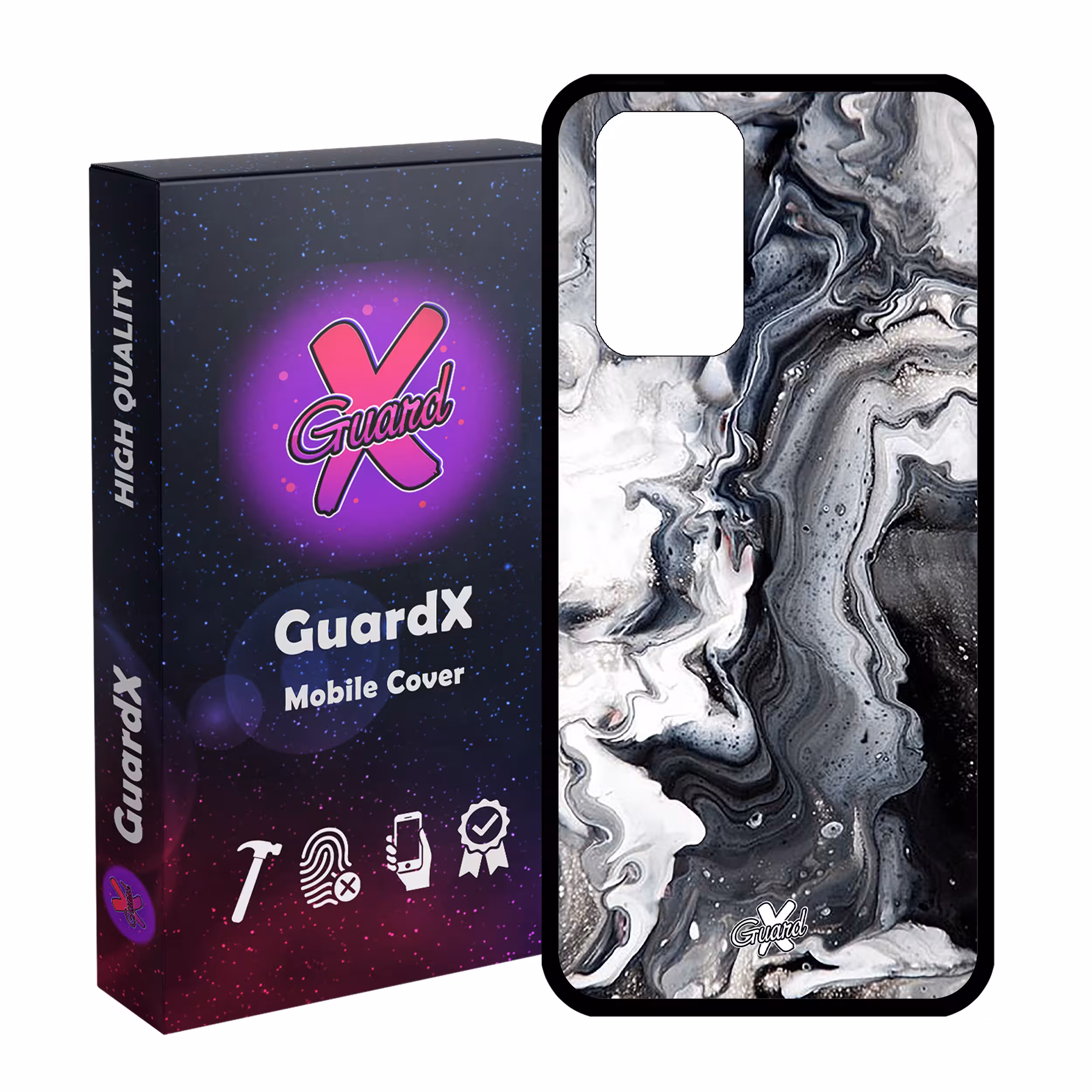 کاور گارد ایکس طرح ماربل مدل Glass10277 مناسب برای گوشی موبایل شیائومی Redmi Note 10 Pro / Note 10 Pro Max