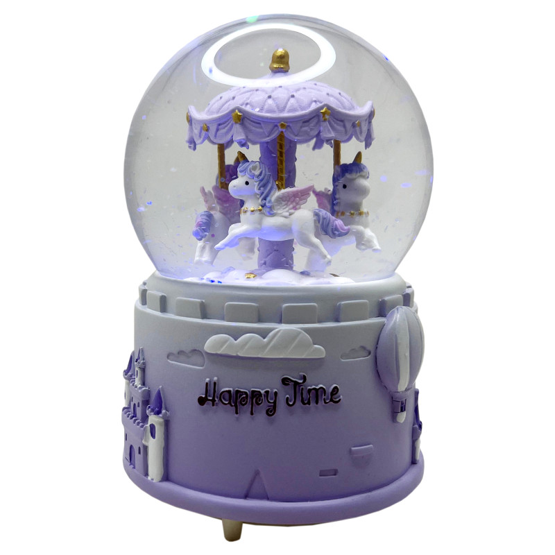 گوی موزیکال مدل پمپی یونی کورن در شهربازی