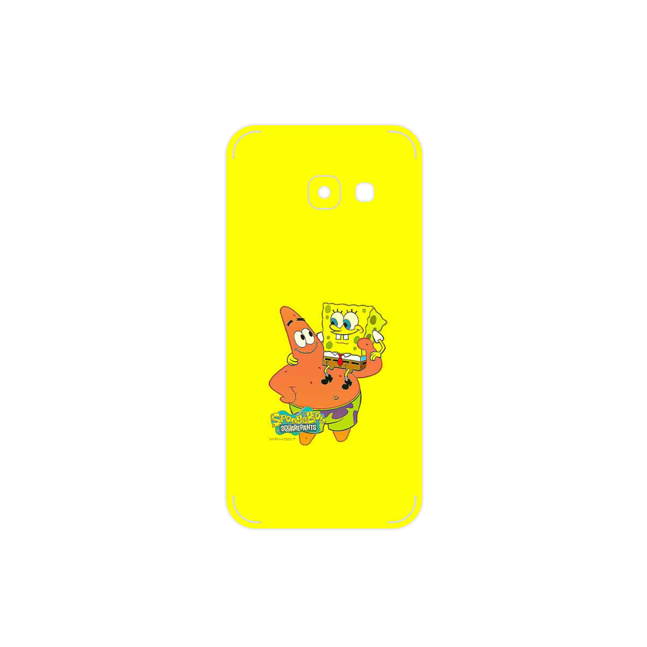 برچسب پوششی ماهوت مدل SpongeBob SquarePants مناسب برای گوشی موبایل سامسونگ Galaxy A3 2017