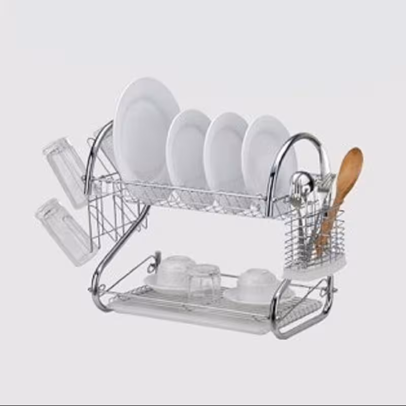 جاظرفی دو طبقه استیل خارجی یونیک کد 2625