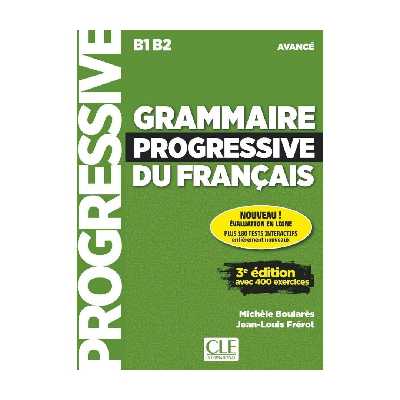 کتاب Grammaire Progressive Du Francais اثر Maïa Grégoire انتشارات Cle International سه جلدی