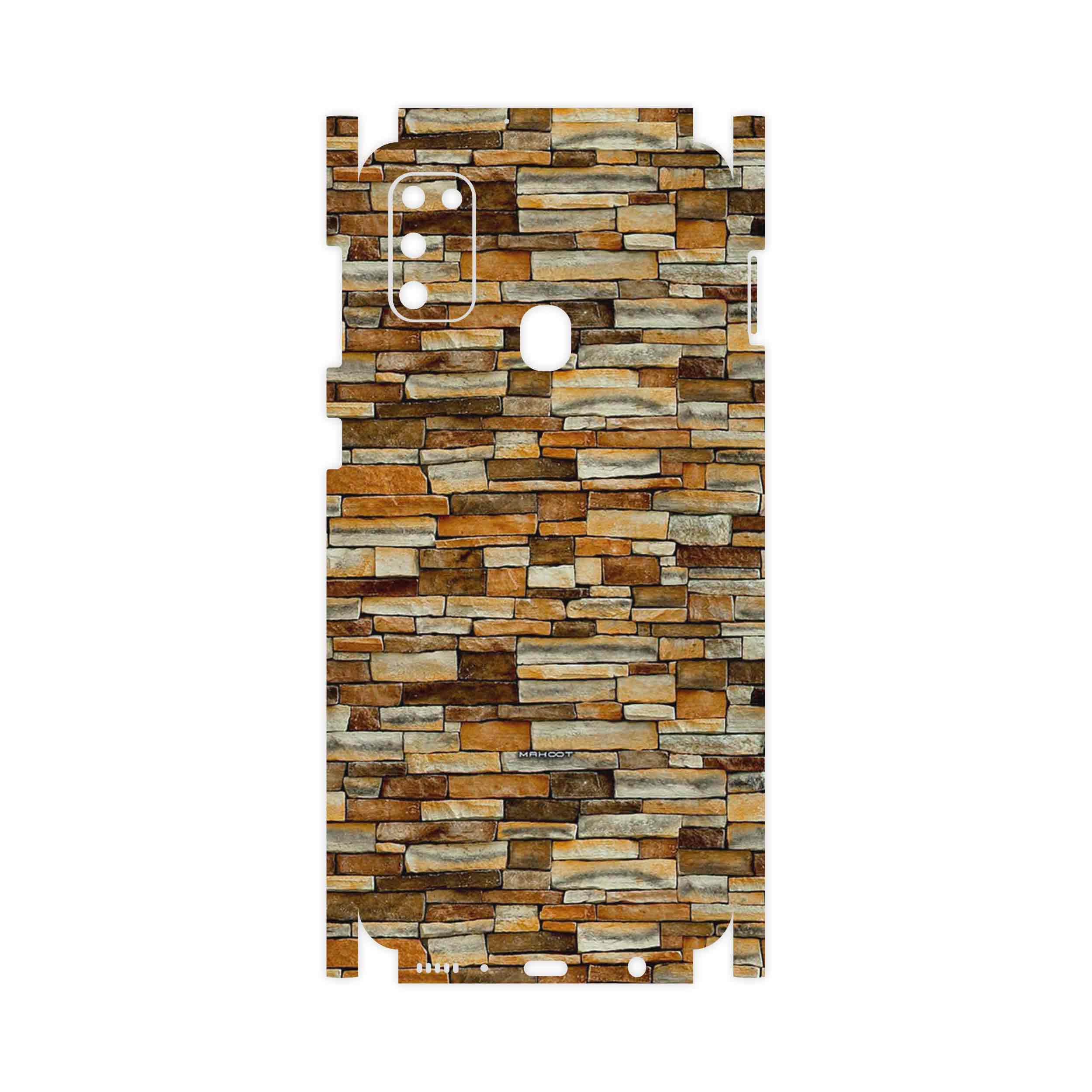 برچسب پوششی ماهوت مدل brickwall-FullSkin مناسب برای گوشی موبایل سامسونگ Galaxy M21