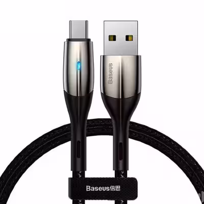 کابل تبدیل USB به USB -C باسئوس مدل A02 طول 1 متر