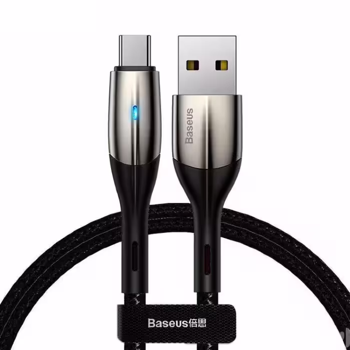 کابل تبدیل USB به USB -C باسئوس مدل A02 طول 1 متر