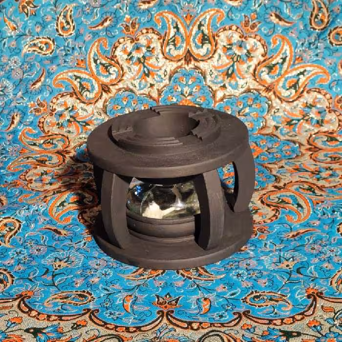 چراغ وارمر  سنگی رنگ مشکی 