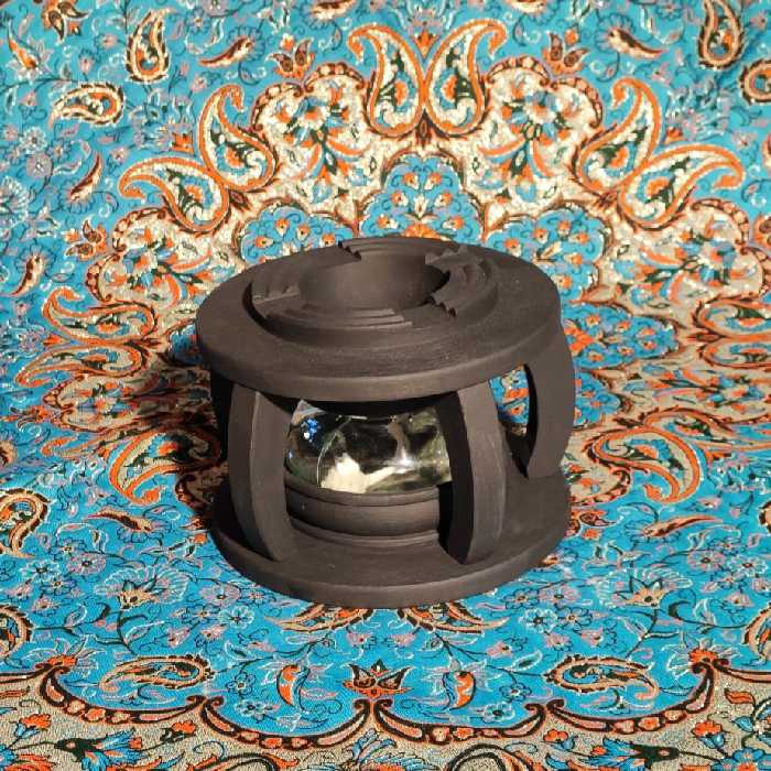 چراغ وارمر  سنگی رنگ مشکی 