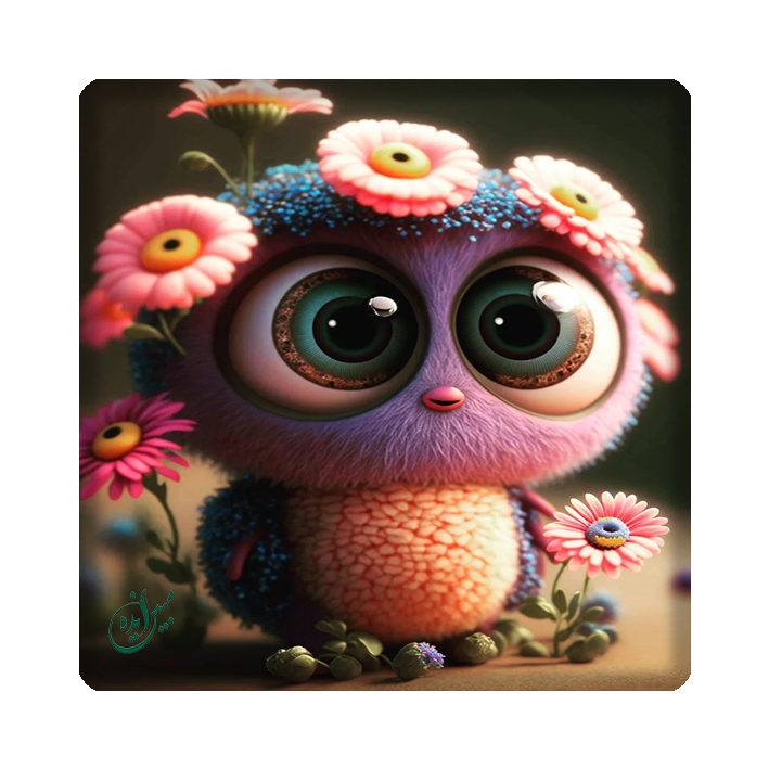 کاشی مبین ایده مدل جغد kh10 کد 1556