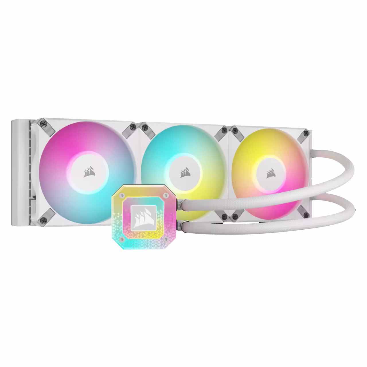 خرید فن خنک کننده کورسیر CORSAIR H150 ELITE CAPELLIX CT WHITE با بهترین قیمت