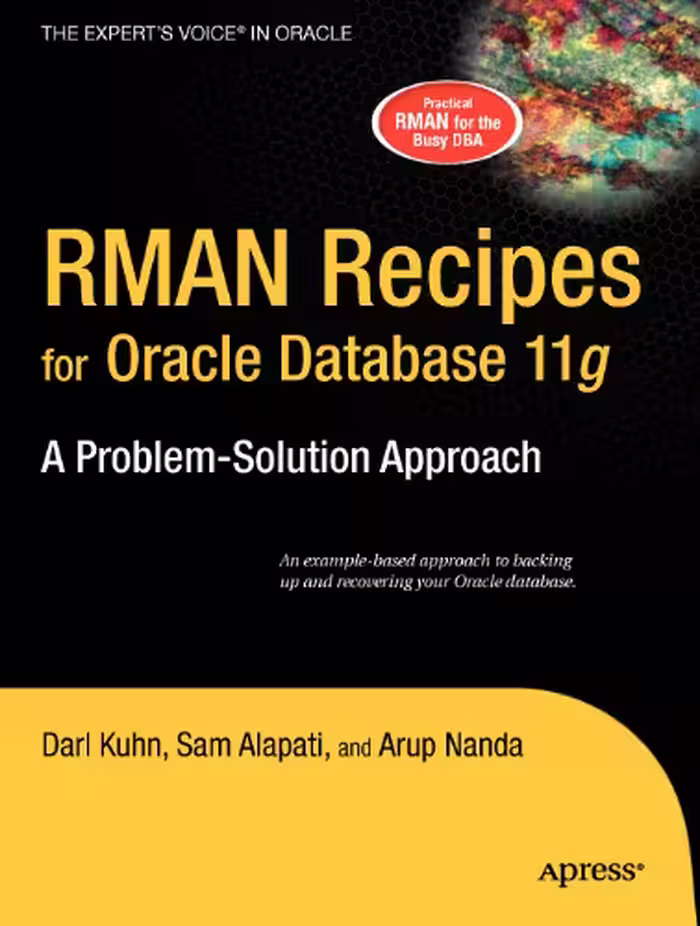 خرید و دانلود نسخه کامل کتاب RMAN Recipes for Oracle Database 11g