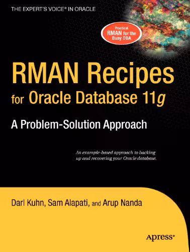 خرید و دانلود نسخه کامل کتاب RMAN Recipes for Oracle Database 11g