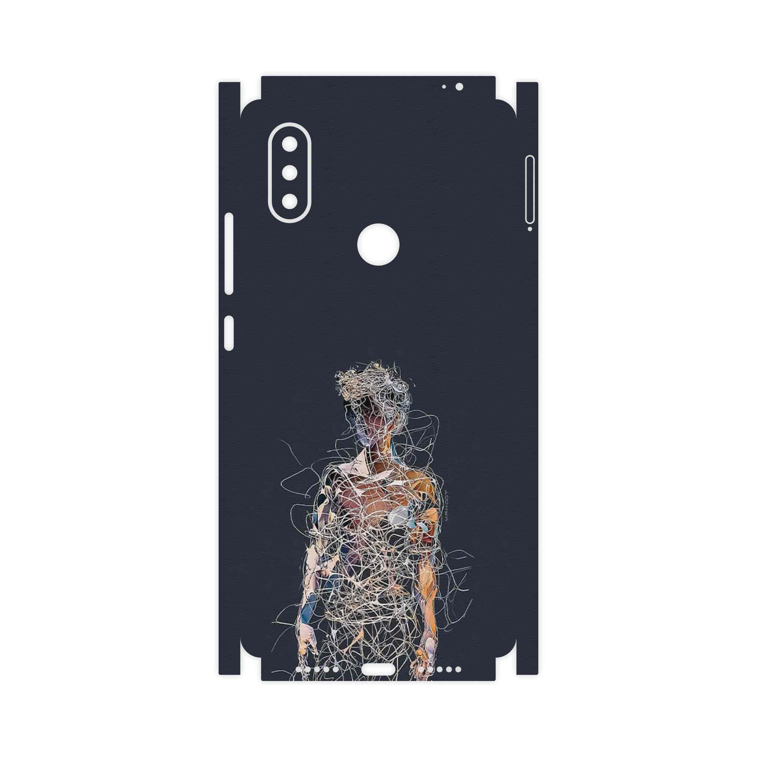 برچسب پوششی ماهوت مدل Strings Digital Art 1-FullSkin مناسب برای گوشی موبایل شیائومی Mi 8 SE