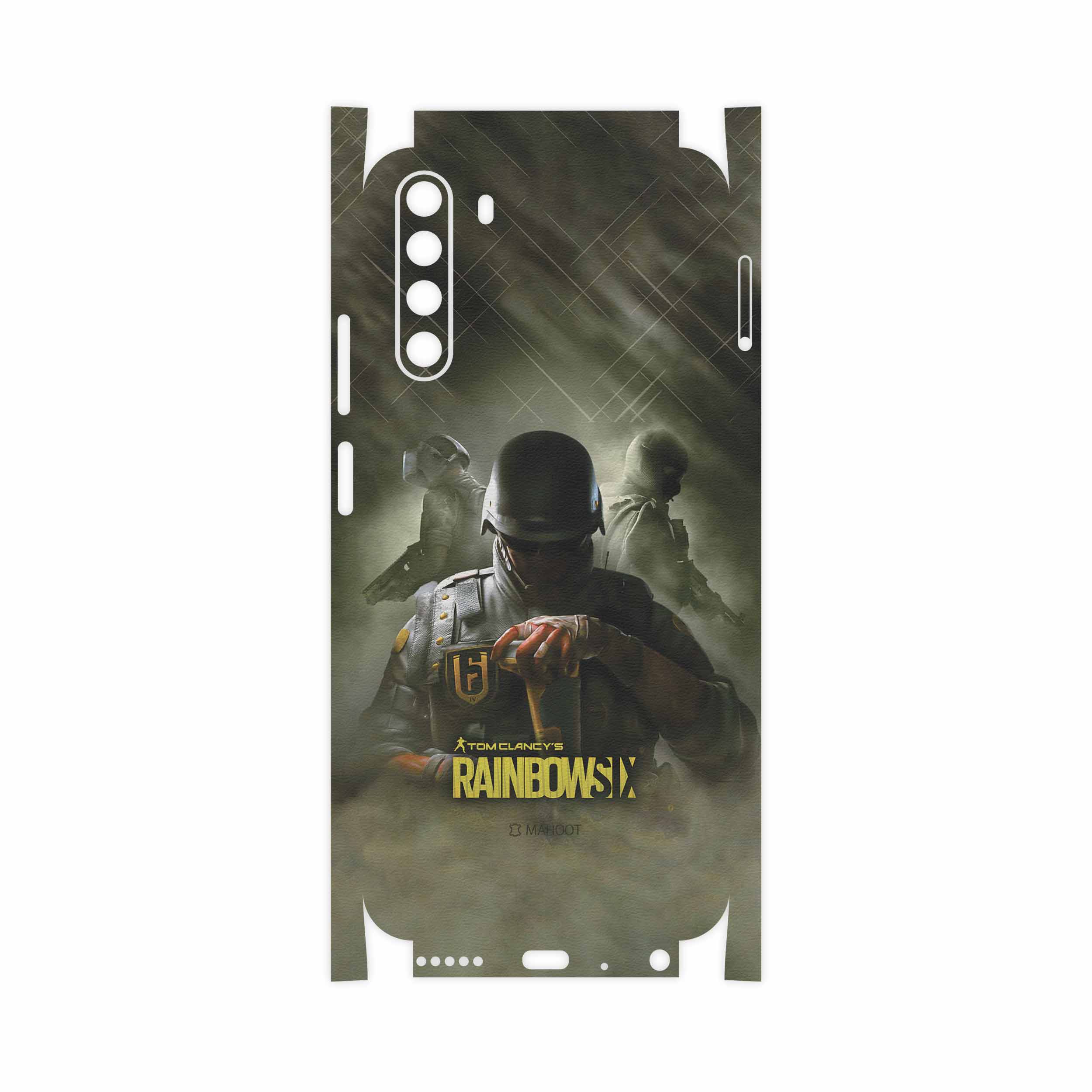 برچسب پوششی ماهوت مدل Rainbow-Six-Game-FullSkin مناسب برای گوشی موبایل جی پلاس X10