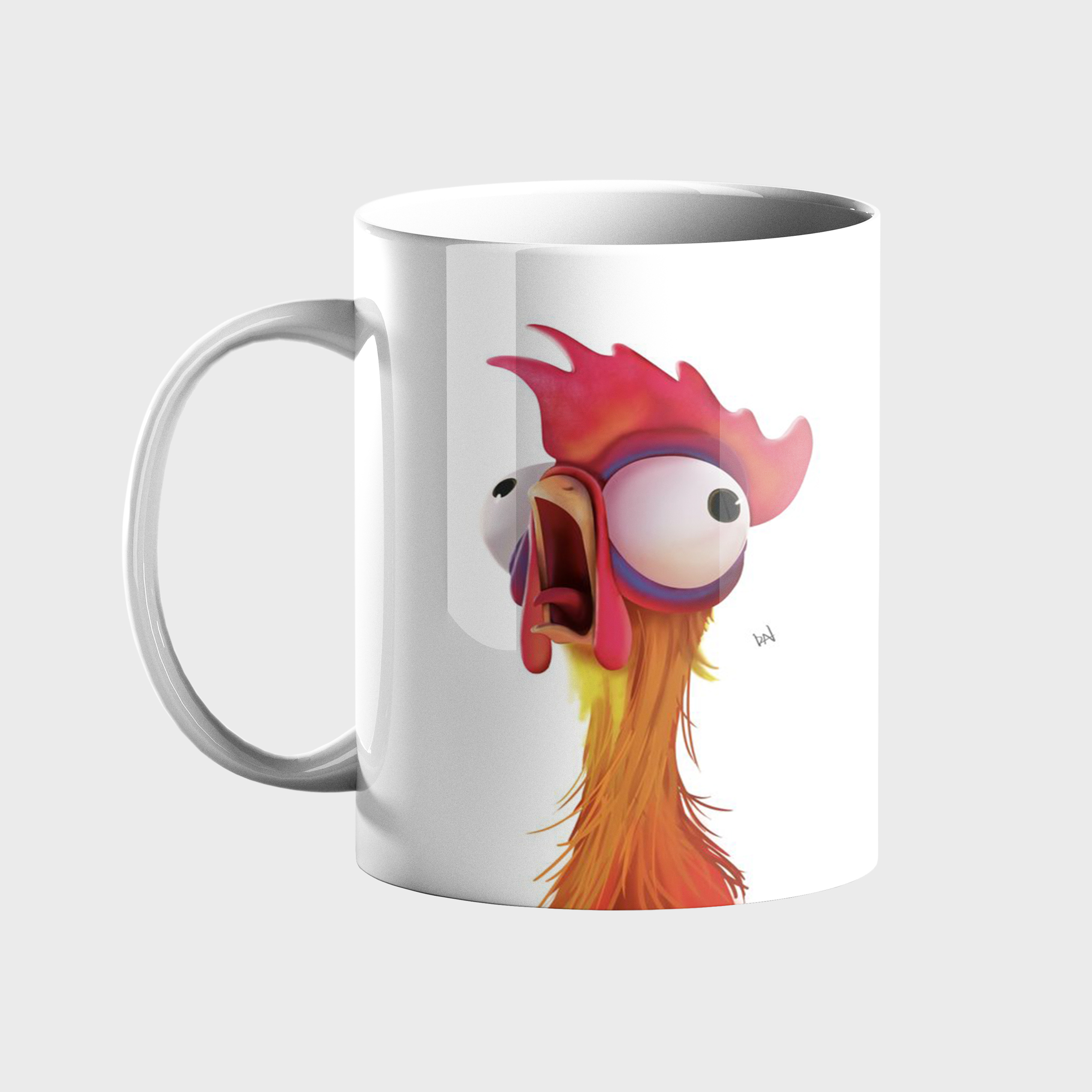 ماگ طرح مرغ کد 164