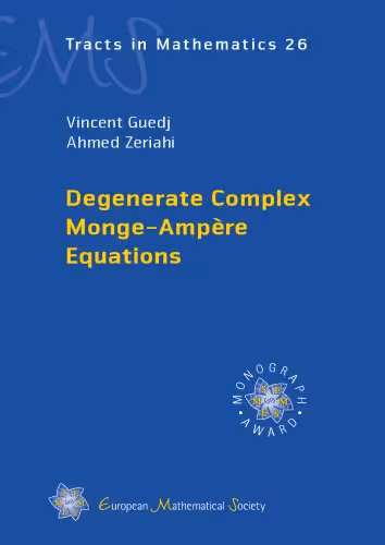 خرید و دانلود نسخه کامل کتاب Degenerate Complex Monge–Ampère Equations