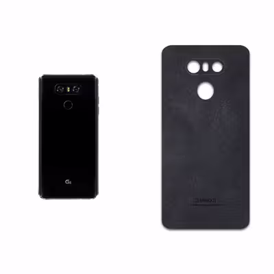 برچسب پوششی ماهوت مدل Graphite Buffalo Leather مناسب برای گوشی موبایل ال جی G6