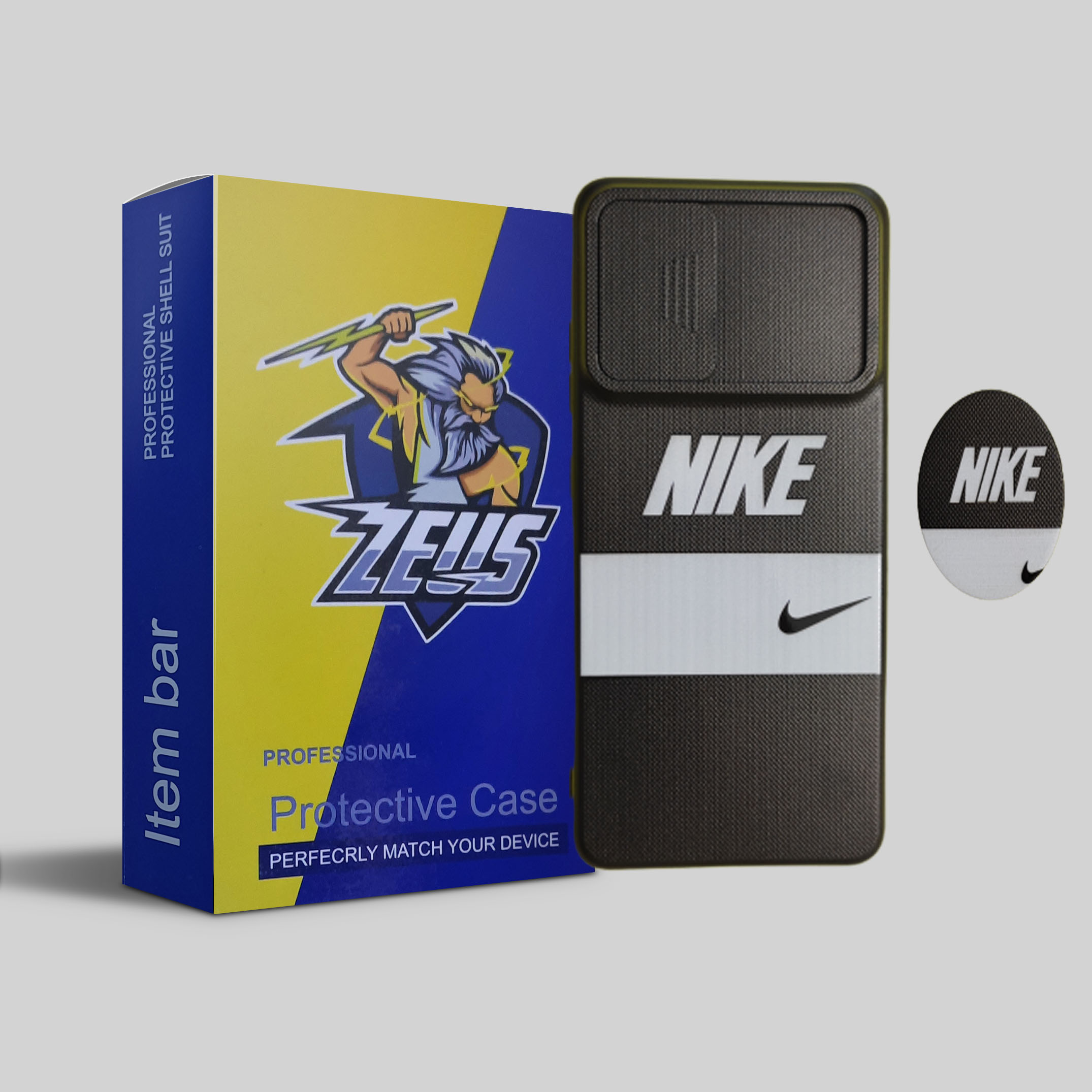 کاور زئوس مدل Cam3 مناسب برای گوشی موبایل سامسونگ Galaxy A32 4G به همراه پایه نگهدارنده