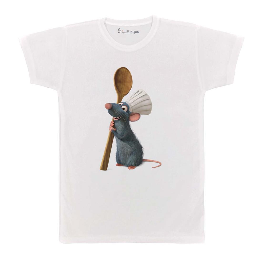 تی شرت بچگانه پرمانه طرح راتاتویی موش سرآشپز کد pmt.5379