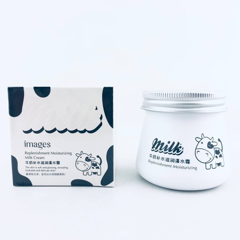 کرم کاسه ای سفید کننده شیر گاو ایمیجز ضد چین و چروک آبرسان قوی مرطوب کننده 