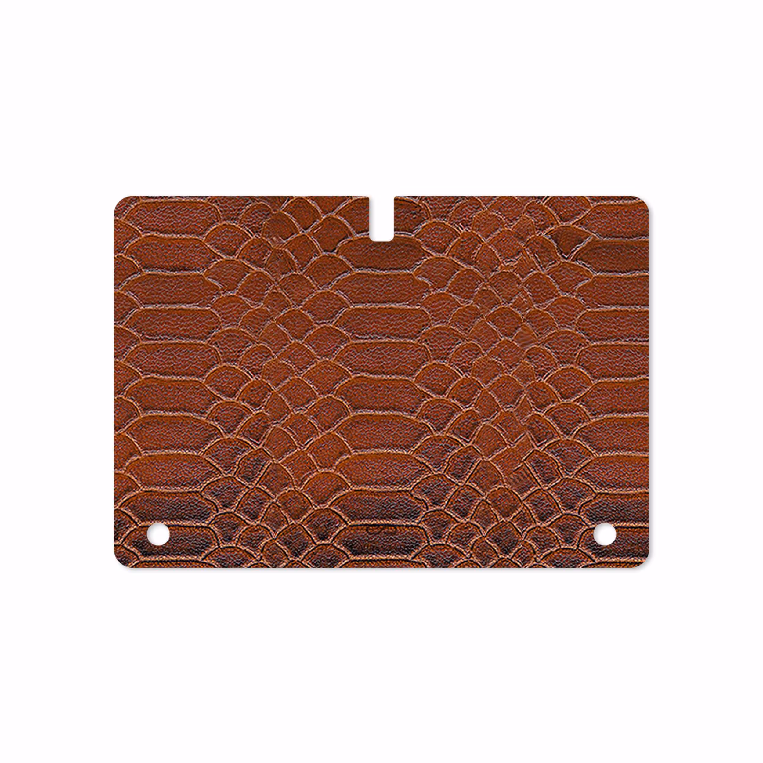 برچسب پوششی ماهوت مدل Brown-Snake-Leather مناسب برای تبلت سامسونگ Galaxy Tab S 10.5 2014 T800