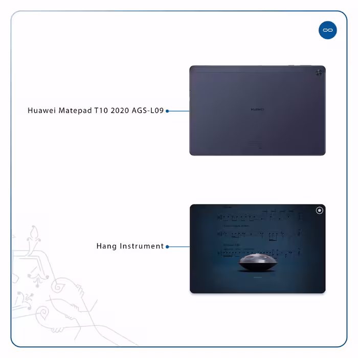 برچسب پوششی ماهوت مدل Hang Instrument مناسب برای تبلت هوآوی Matepad T10 2020 AGS-L09