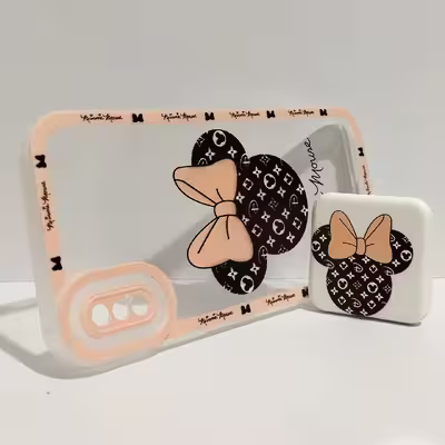 کاور کد 6401 مناسب برای گوشی موبایل اپل iphone XS به همراه پایه نگهدارنده