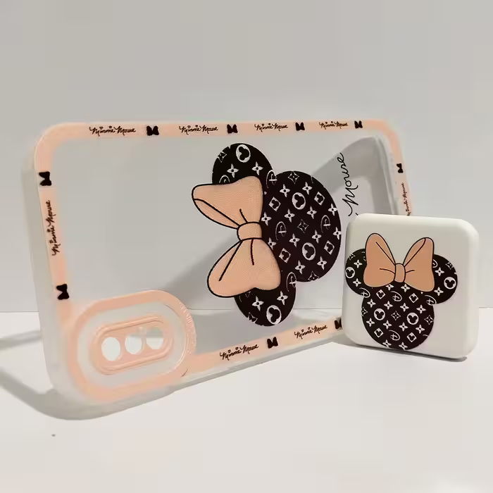 کاور کد 6401 مناسب برای گوشی موبایل اپل iphone XS به همراه پایه نگهدارنده