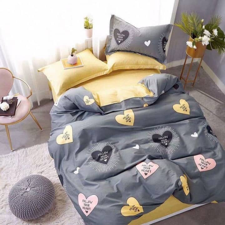 سرویس خواب مدل قلب کد 007 یک نفره 4 تکه