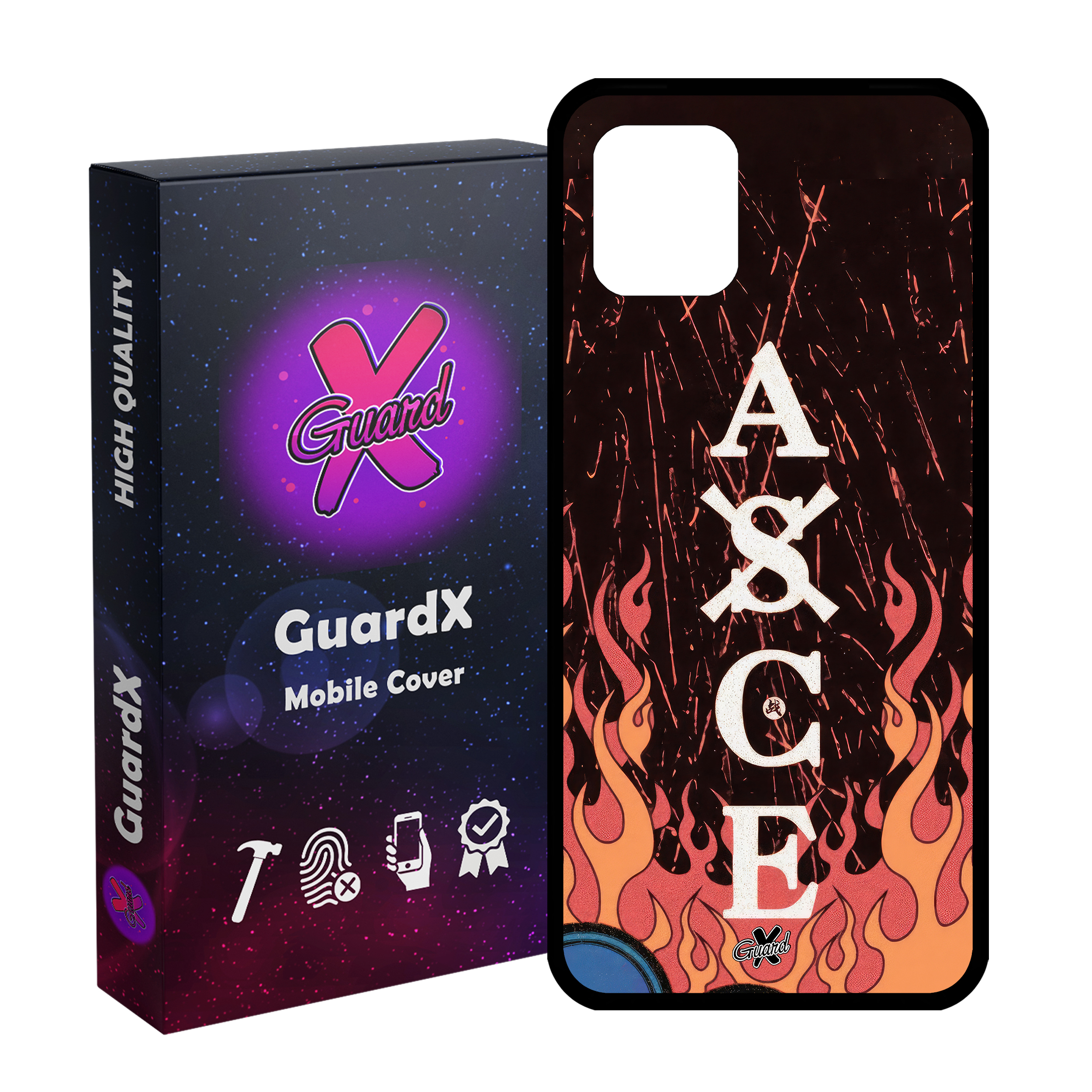 کاور گارد ایکس طرح انیمه مدل Glass10577 مناسب برای گوشی موبایل سامسونگ Galaxy Note 10 Lite / A81