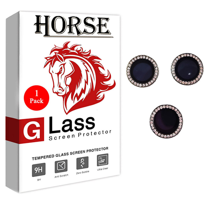 محافظ لنز دوربین نگین دار هورس مدل DIAMOND مناسب برای گوشی موبایل اپل iPhone 11 Pro | کالا برتری