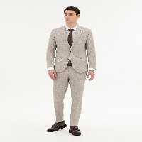 کت و شلوار مردانه بژ پیرکاردین - فروشگاه لباس شهرمون