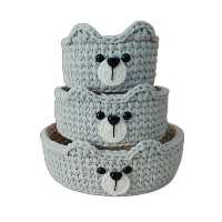 سبد وسایل کودک مدل خرس کد 110 مجموعه سه عددی