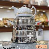 کتری قوری قیطاسی 6 لیتر کف چدن 