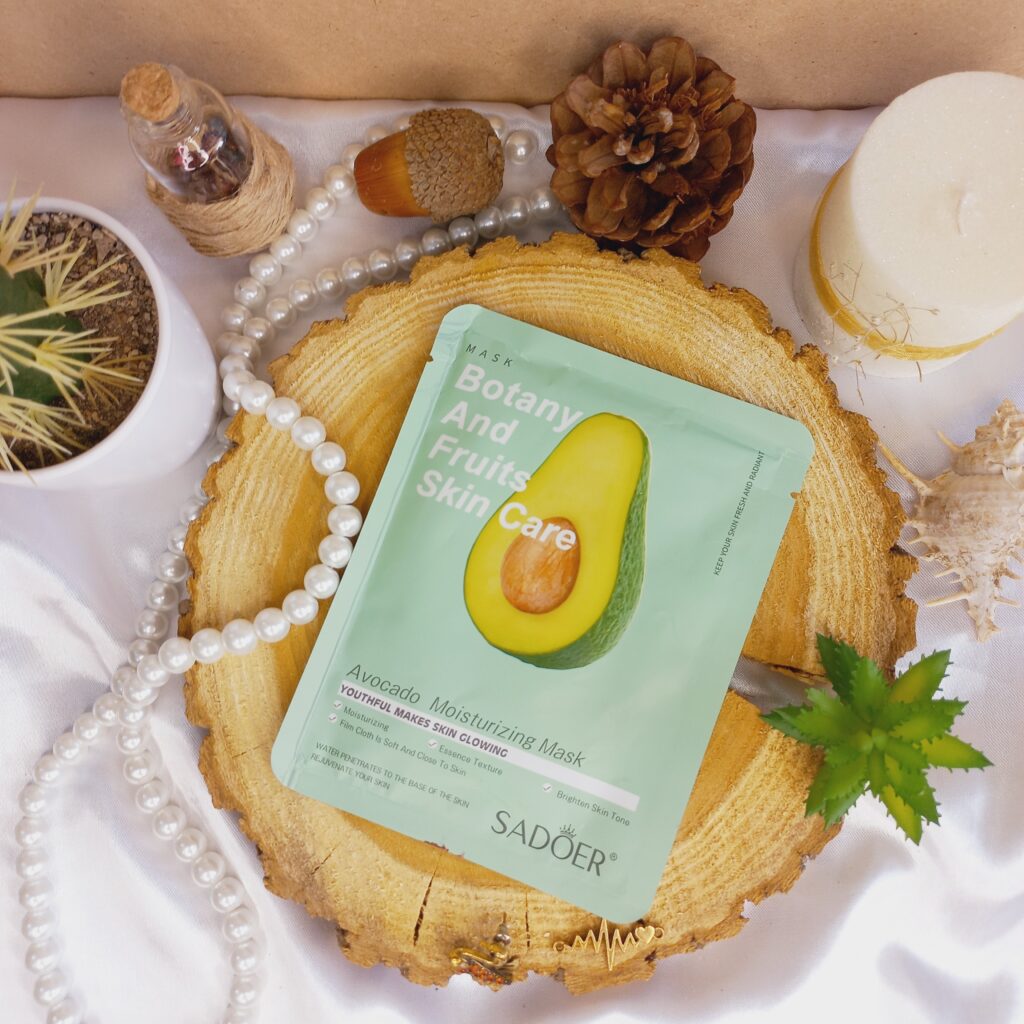 ماسک ورقه ای صورت آبرسان آووکادو سادور SADOER کد SD80559