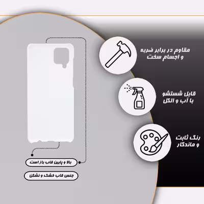 کاور گارد قاب مدل پسرانه مناسب برای گوشی موبایل سامسونگ galaxy a12