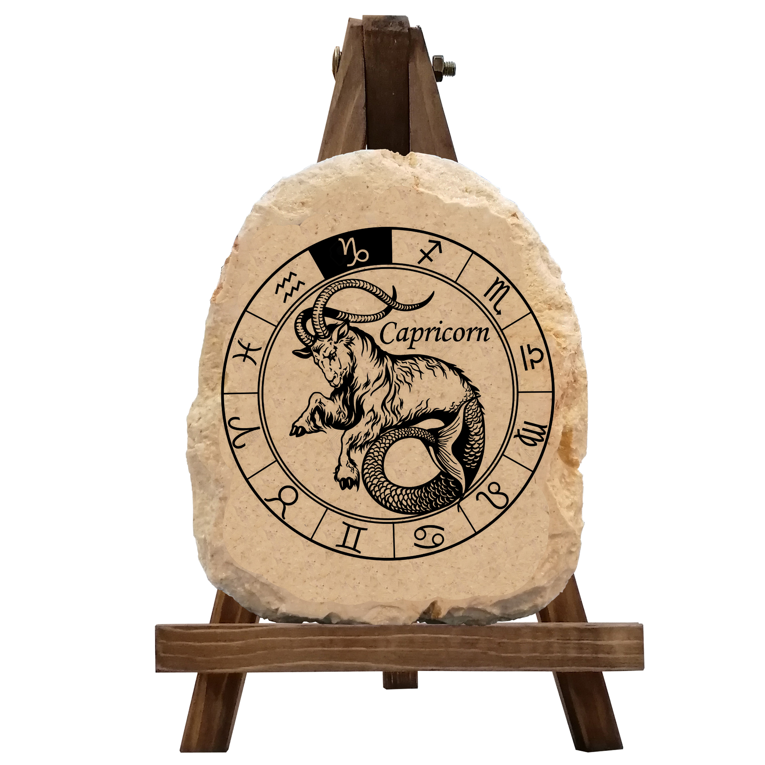 کتیبه دکوری مدل نماد ماه تولد دی کد HT084