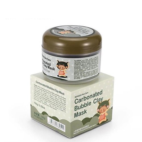 ماسک حبابی کربن مغذی و پاک کننده عمیق پوست بیو اکوا
