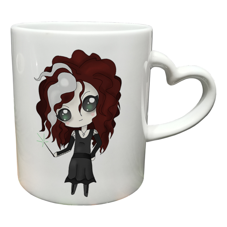 ماگ مدل دسته قلبی طرح هری پاتر کد 88