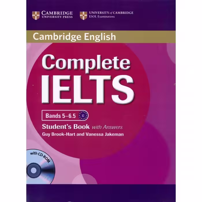 (Cambridge English Complete IELTS Bands 5 - 6.5 (SB+WB+2CD کامپلیت آیلتس 5-6.5