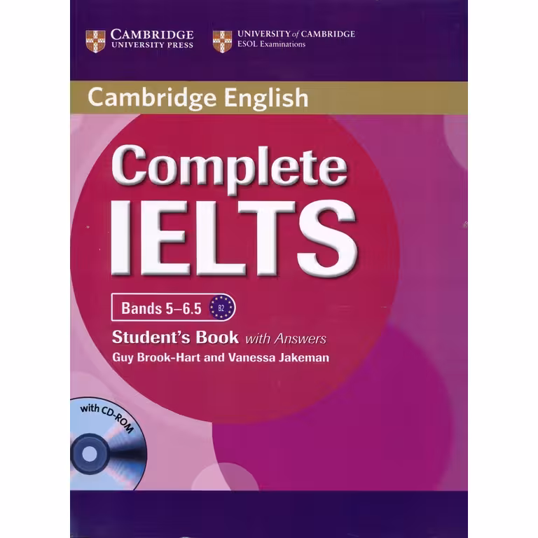 (Cambridge English Complete IELTS Bands 5 - 6.5 (SB+WB+2CD کامپلیت آیلتس 5-6.5