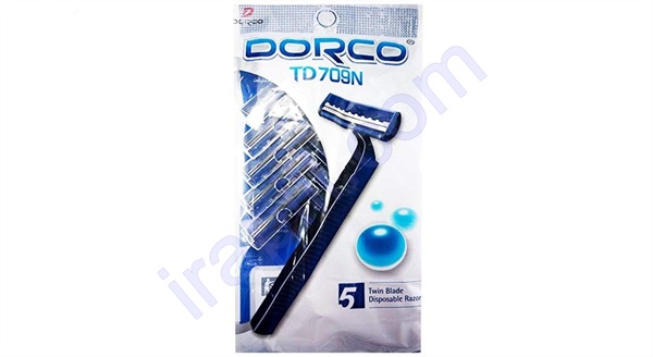 خود تراش یکبار مصرف ساده کد TD709N دورکو بسته 5 عددی