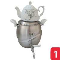 کتری و قوری کف چدن 6لیتری کی تی
