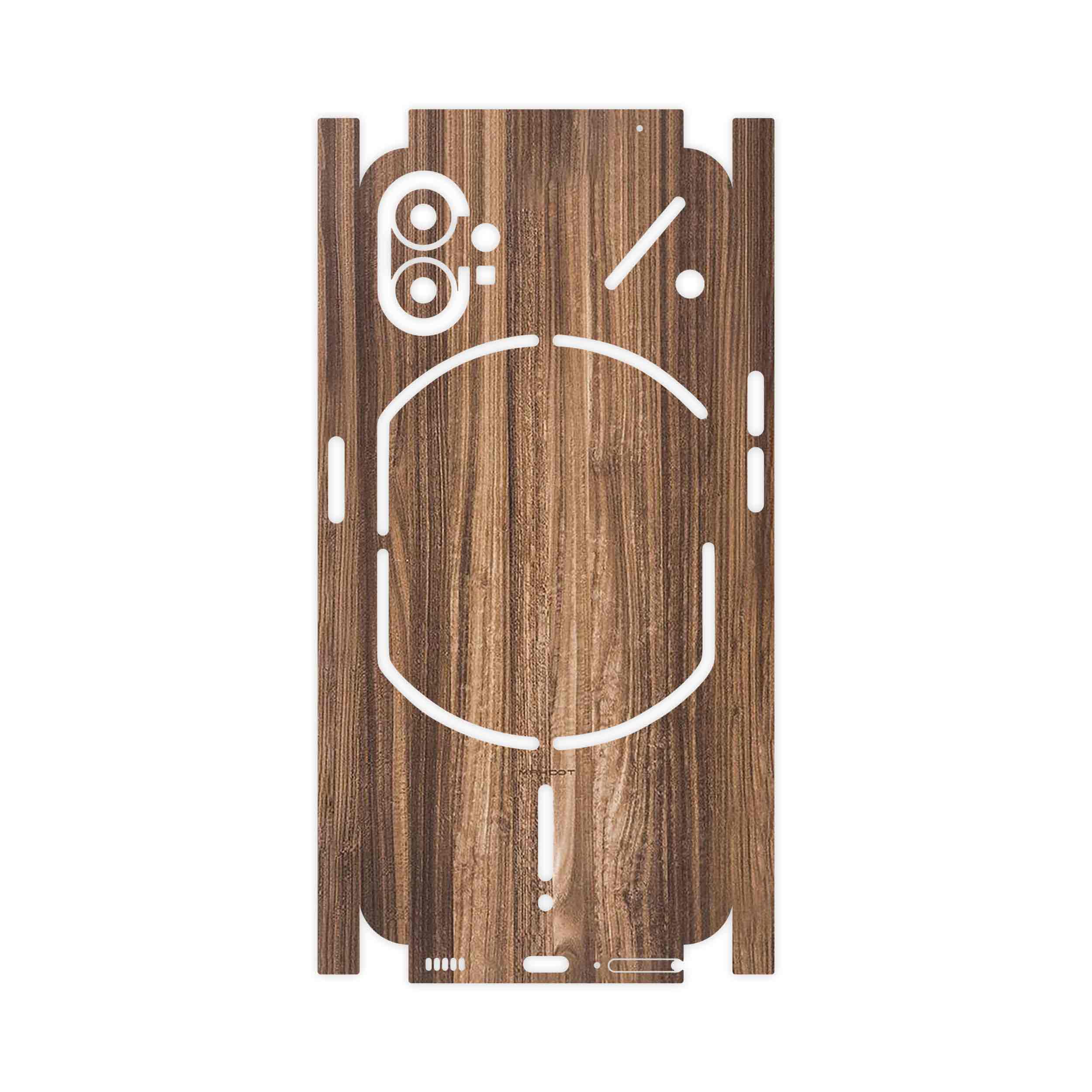 برچسب پوششی ماهوت مدل Light_Walnut_Wood-FullSkin مناسب برای گوشی موبایل ناتینگ Phone 1