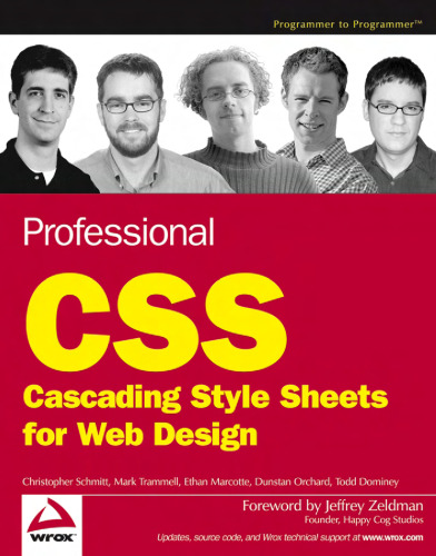 خرید و دانلود نسخه کامل کتاب Professional CSS Cascading Style Sheets for Web Design