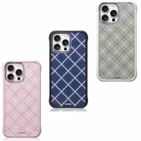 قاب برند Youngkit یانگ کیت مدل Diamond Check Removable Liquid Silicone Case Magsafe مناسب برای Apple iPhone 16 Pro Max